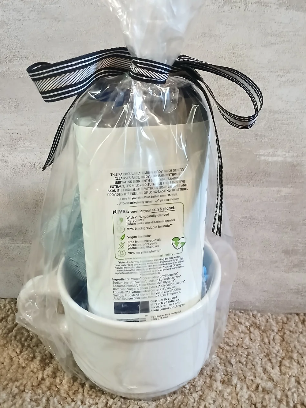 Men NIVEA self Care  Bath Gift Mug